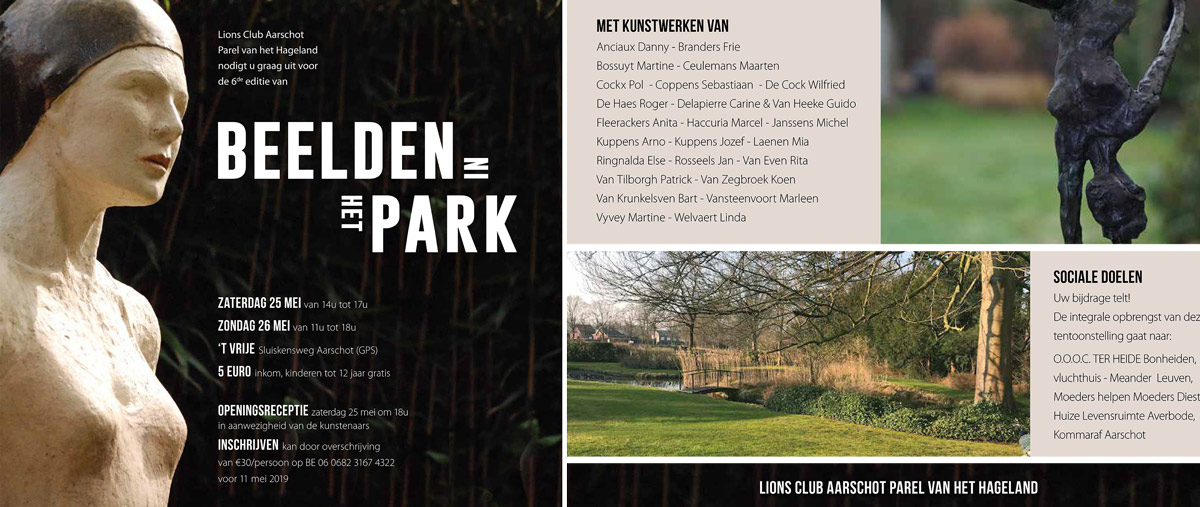 digitale uitnodiging beelden in het park